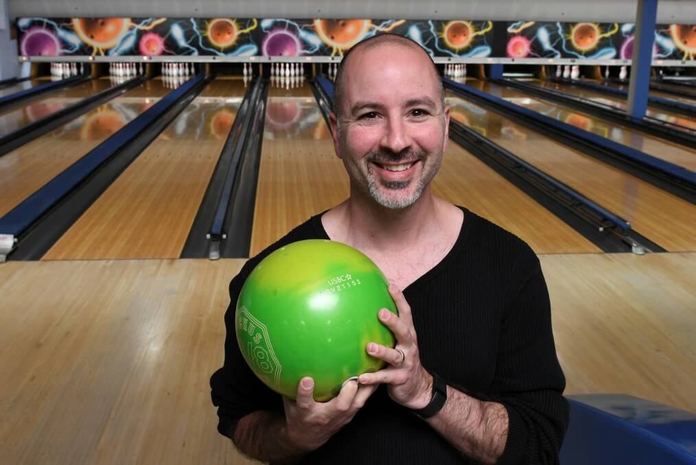 AIMING HIGH: Associate Professor Christopher Mesagno is aiming to complete 75 games of ten pin bowling in 12 hours on Good Friday.