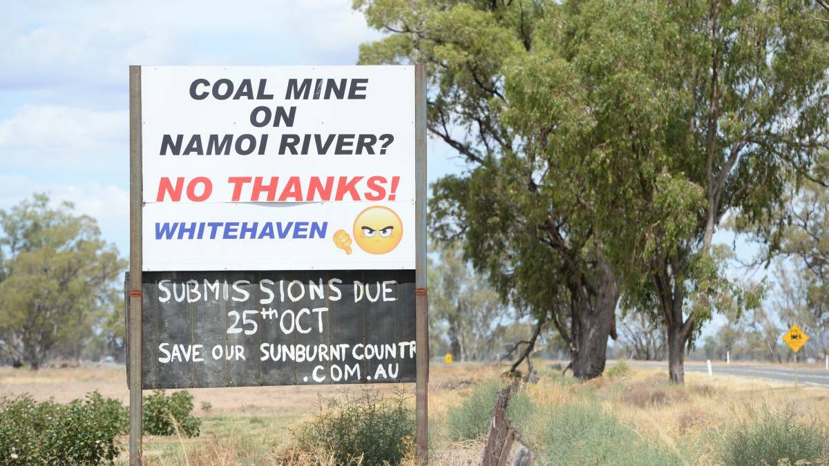 Some farmers in north-western NSW campaigned against the Vickery Coal Mine. Picture: Rachael Webb
