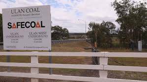 Legacy: Ulan coal mine between Denman and Mudgee which is approved to mine 6 million tonnes more coal by 2033. 