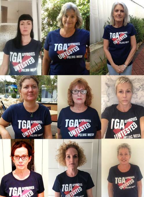 Action: Australian Pelvic Mesh Support Group members outraged by the Australian Therapeutic Goods Administration's years of mesh device approvals.  