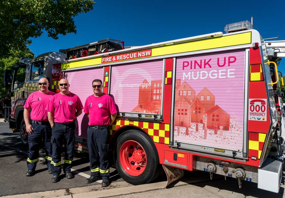 All in: It's not just businesses that get involved in Pink Up Mudgee, but local residents, community groups and local services that also help raise awareness and funds. Photo: McGrath Foundation.