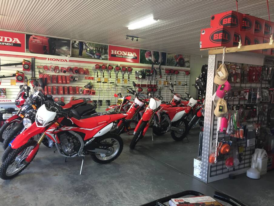 One stop shop: From motorbikes and power equipment to accessories and repairs, Mudgee Honda Centre has all your needs covered. Photo: File.
