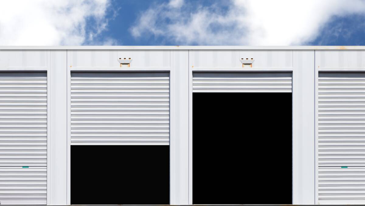 Handy storage: With phone and power services available, these units serve as ideal tradesman sheds or light commercial units. Photo: Supplied.