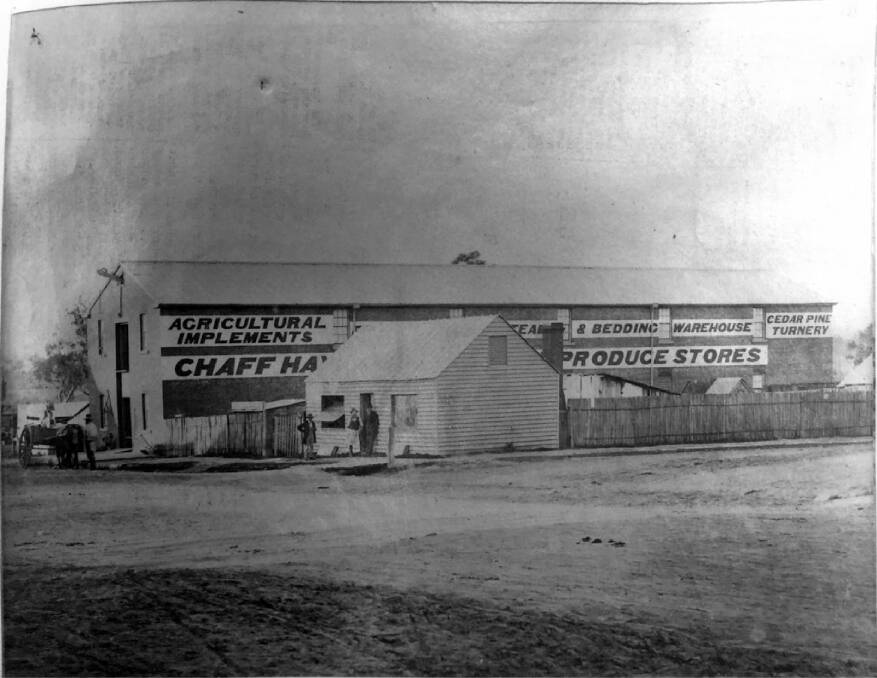  Dickson's Warehouse in a photograph thought to date from the 1870s.