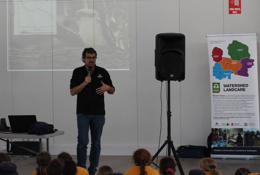 Sean Dooley, writer and "Birdman", was the 2019 Green Day keynote speaker, the theme for this year was 'Birds, Bats and Biodiversity'.