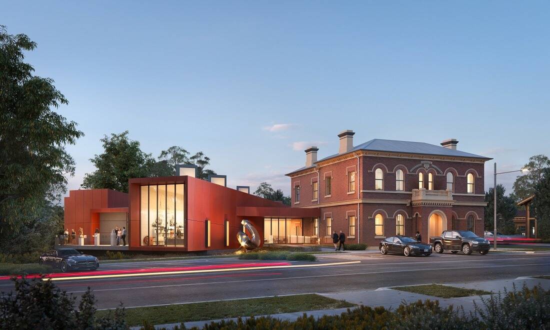 The development will convert the former Cudgegong Council Chambers and grounds at 90 Market Street, Mudgee, into an art gallery and the new location for the tourist information centre that's outgrown its current premises.