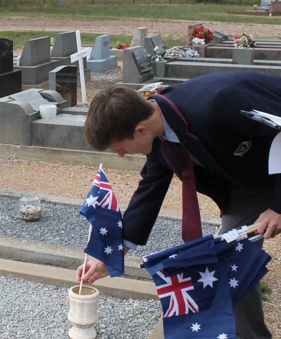 The first local 'Honour Our Fallen' event - a combined effort between Mudgee High and St Matthew's - was held last year.