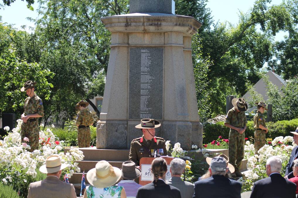 Mudgee's Remembrance Day service was one of the largest seen in recent years.