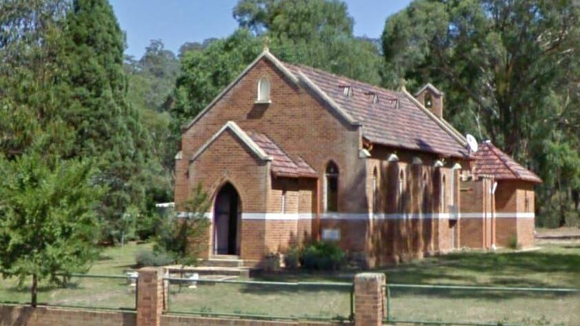 The former Our lady of Lourdes Catholic Church was built in 1934 and replaced the Dungeree Church, photo from Google Maps.