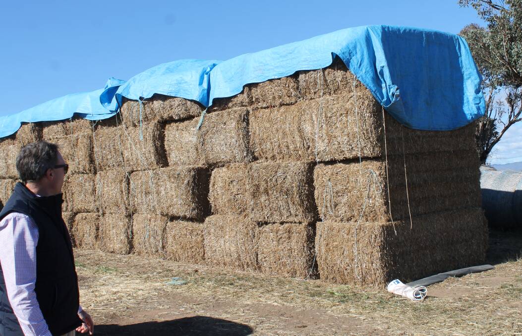 Some of the hay to be distributed throughout the Mid-Western Region by the 200 Bales campaign, which is still active in ongoing dry conditions.