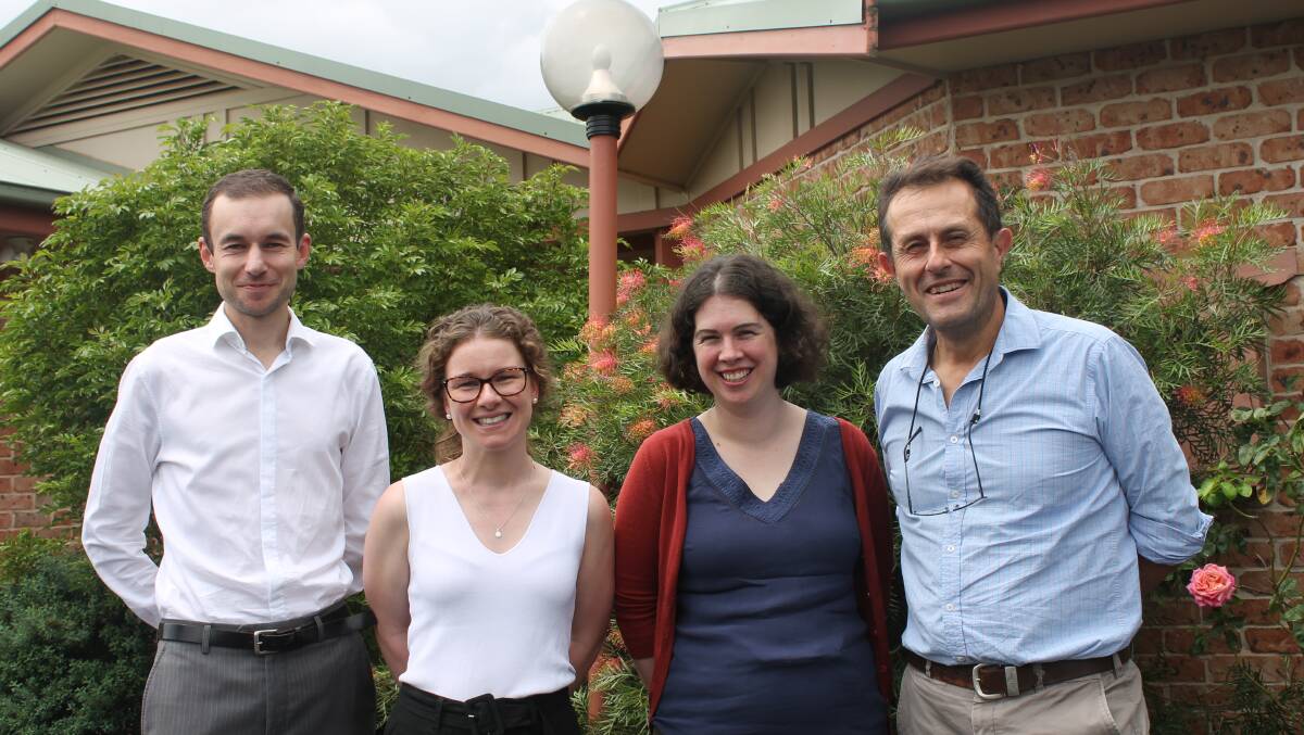 Dr Tim Jones, Dr Kate Jenkins and Dr Rebecca Devitt, pictured with Dr Alex Ghanem, have joined South Mudgee Surgery.