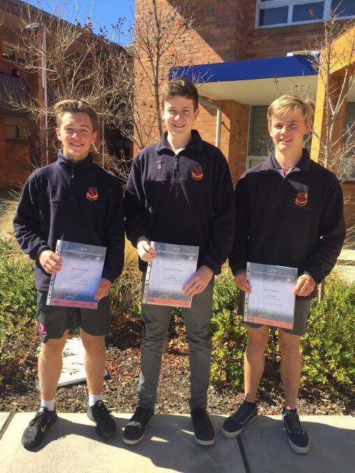 Ethan Blamire, Connor McNeill, and Ned Dickson, were among the MHS who recently received strong results in the 2019 Australian Geography Competition.