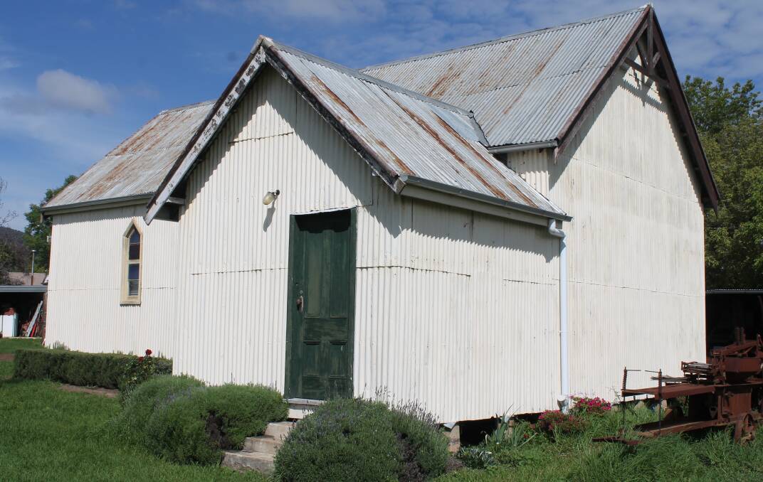 For nearly 25 years the Dungeree Church has been located at the museum.