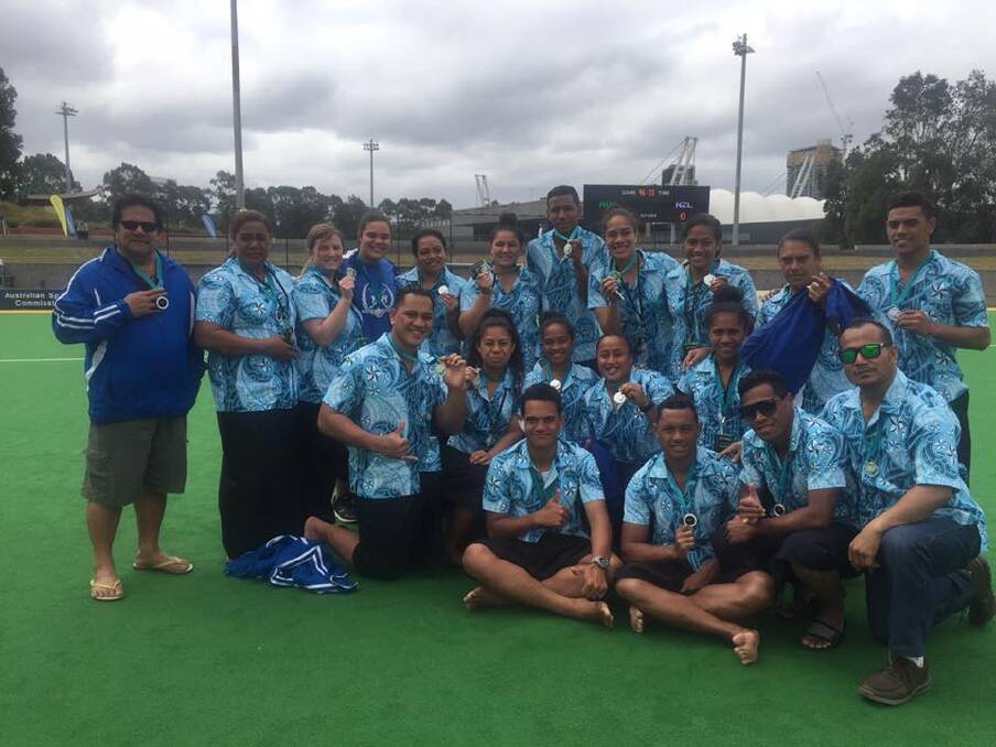 Samoa's men's and women's teams won silver in their respective comps at the recent Oceania Cup hockey tournament.