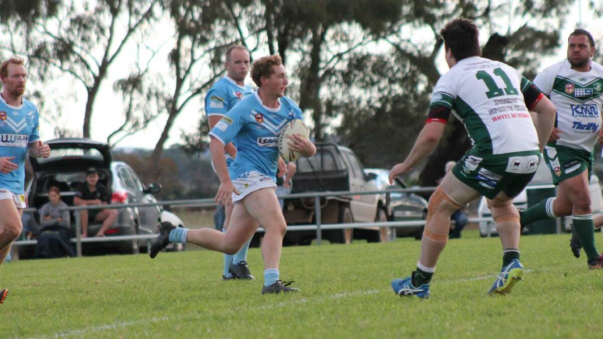 The Gulgong Terriers claimed a 46-18 win over Dunedoo in May, photo: Gulgong Terriers Senior League Facebook page.