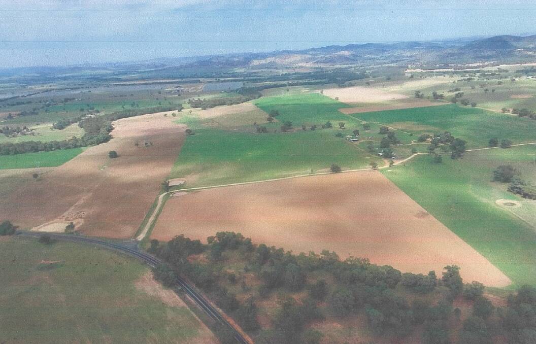 Part of the proposed solar farm location 7km from the township of Gulgong.