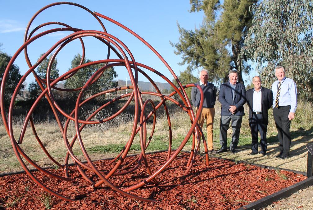 A guided tour of the Lawson Park Sculpture Walk will be held 10am next Saturday (September 15), with artists talking about the works.

The Sculpture Walk – at Mudgee’s Lawson Park West – has been steadily growing with the expansion of Council’s public art collection.

Proceeds of Sculptures in the Garden are matched dollar for dollar and the combined funds are used to purchase the works.