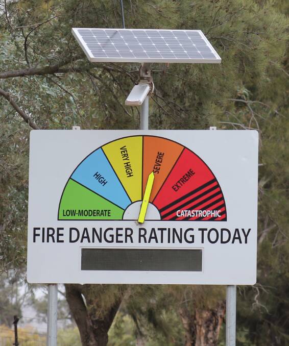Friday was the first 'Severe' rating of the still quite young 2019/20 Bush Fire Danger Period.