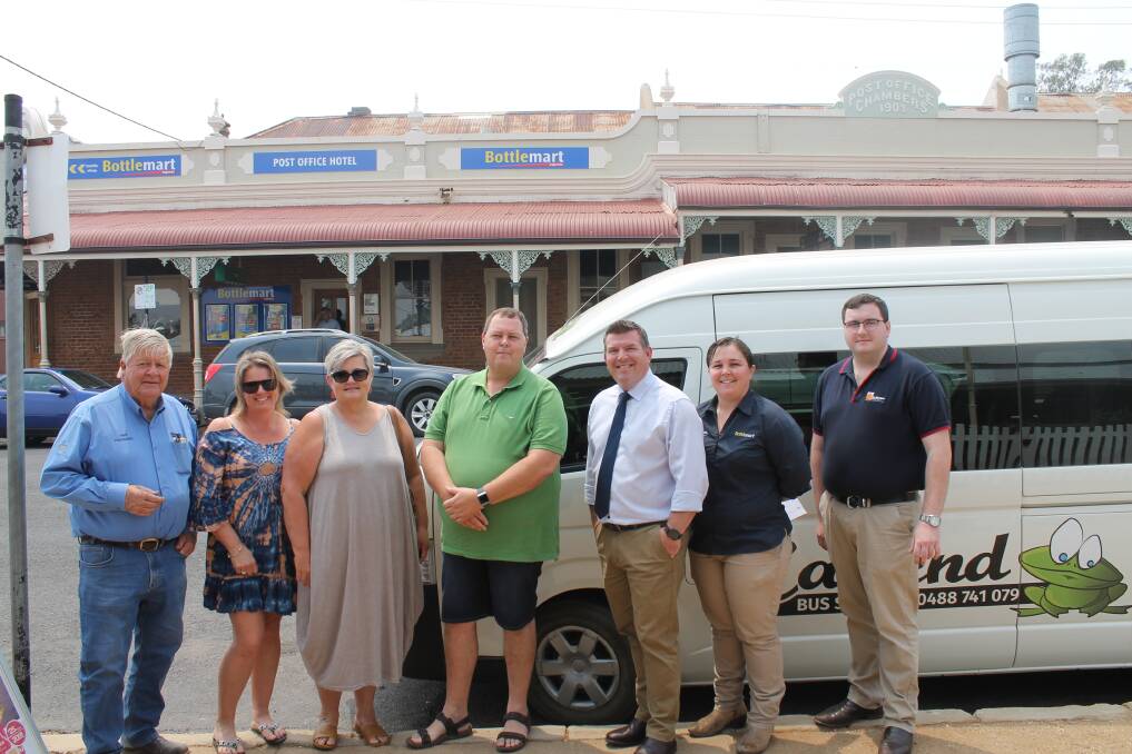Dugald Saunders MP said Gulgong's Nightrider Bus is "a really good example of community members working together for the greater good".