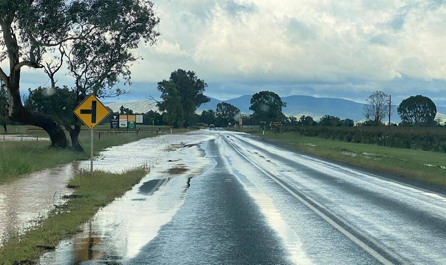 The 24-hour period ending 9am, Saturday, April 4, was the wettest April day on record at the Mudgee Airport Weather Station, photo: NSW SES - Mudgee Unit.
