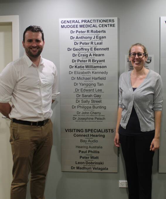 Dr John Cherry and Dr Josephine Peisch commenced at Mudgee Medical Centre in February.