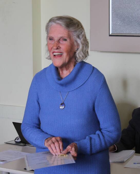 Nancy Chapman was named a Life Member of the organisation.