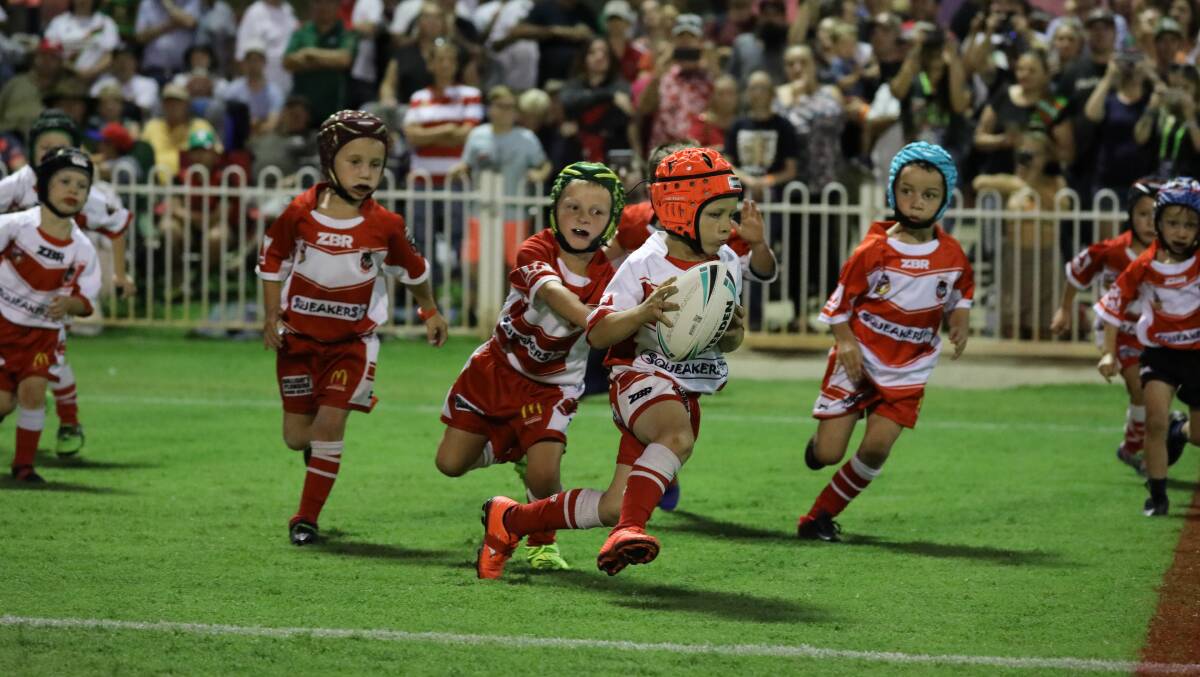 Although it might seem like a lifetime ago now, Mudgee Junior League minis hit the field when Glen Willow hosted the Charity Shield in February, photo by Simone Kurtz.