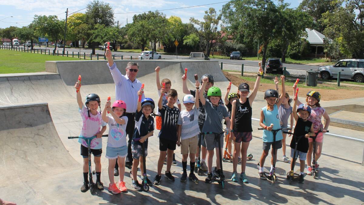 $250,000 Mudgee skate park upgrade officially opened in time for holidays