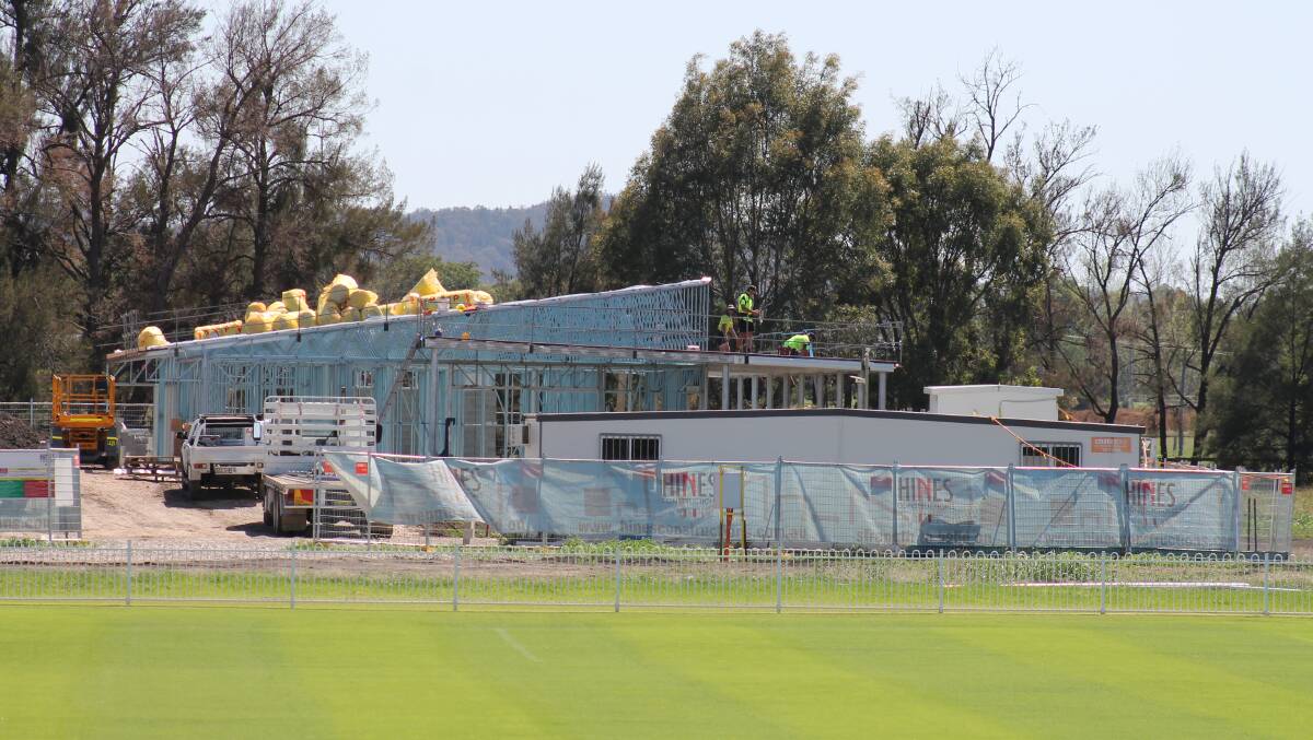  Work on the new Mudgee Junior Rugby League clubhouse at Glen Willow is already underway.