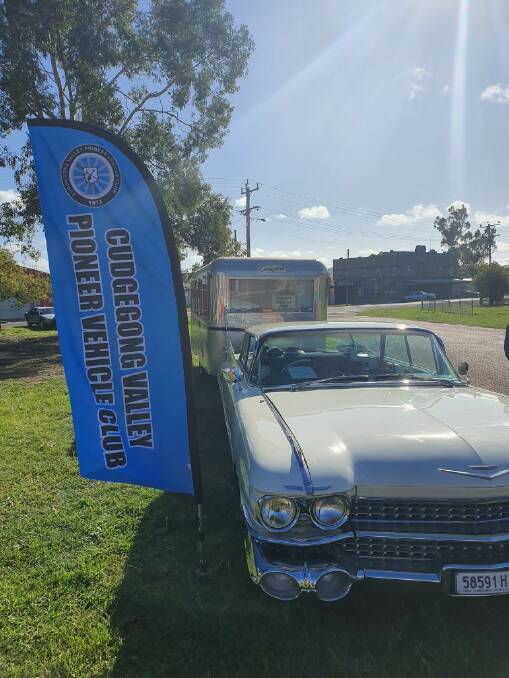 The monthly event is hosted by the Cudgegong Valley Pioneer Vehicle Club.