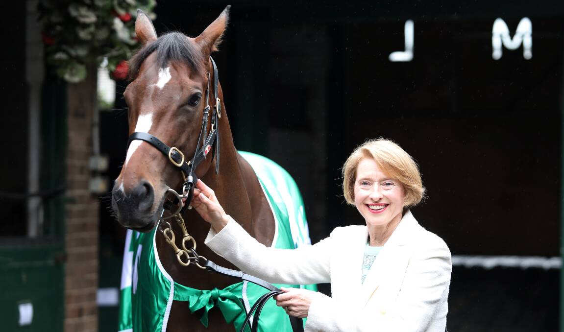 RETURN: Gai Waterhouse is a chance to have a horse at Wellington on Sunday after Boot nominations were released. Photo: AAP/DANIEL MUNOZ
