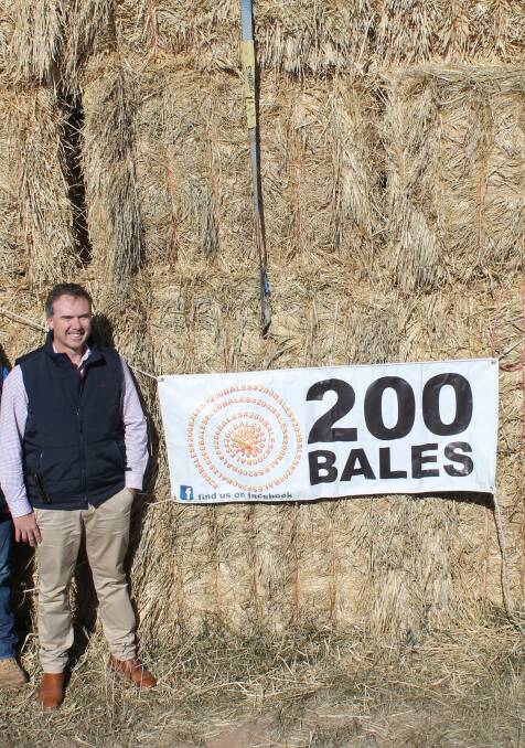200 Bales founder and coordinator Glenn Box he's proud of the community response to the campaign and of all the volunteers who made it happen.