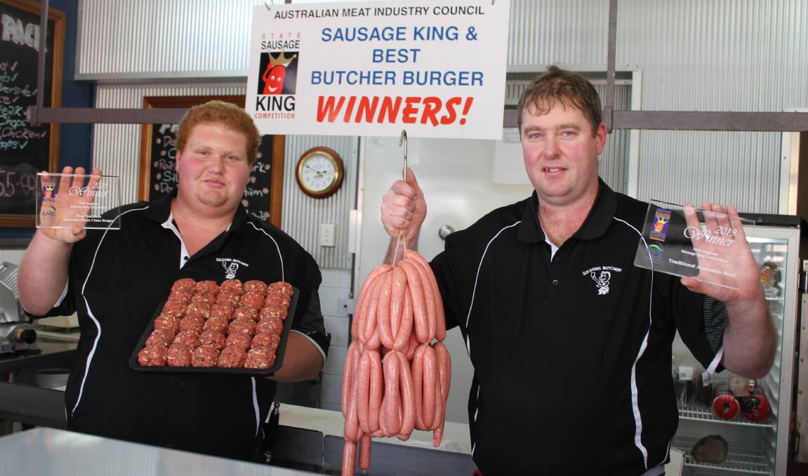 Gulgong Butchery's award-winning snags will be on the barbecue during Thursday's Today Show weather crosses.