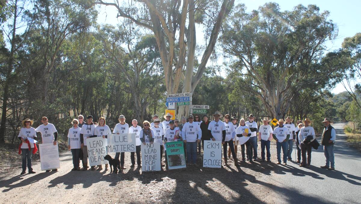 The Lue Action Group Information Session coincided with Bowden's Silver Mine Open Day, which was held at the site of the proposed mine nearby.