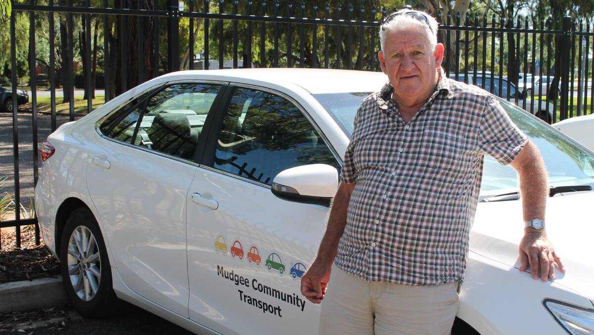 Mudgee Community Transport volunteer driver of four years Keith McLean.