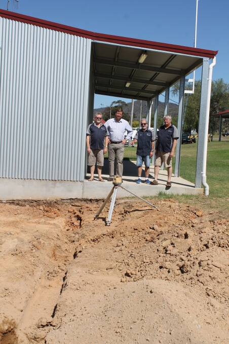 Work is underway on the Cudgegong Cruisers' clubhouse extension.