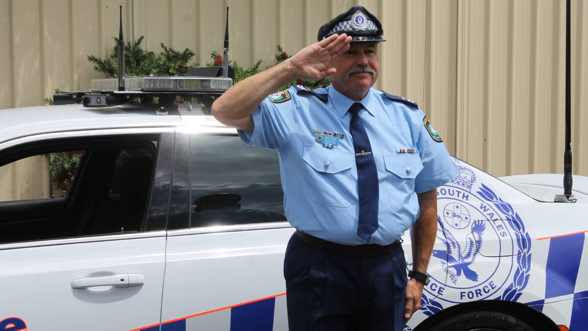 The career of Snr Cst Harris was celebrated at Mudgee Police Station on Thursday.