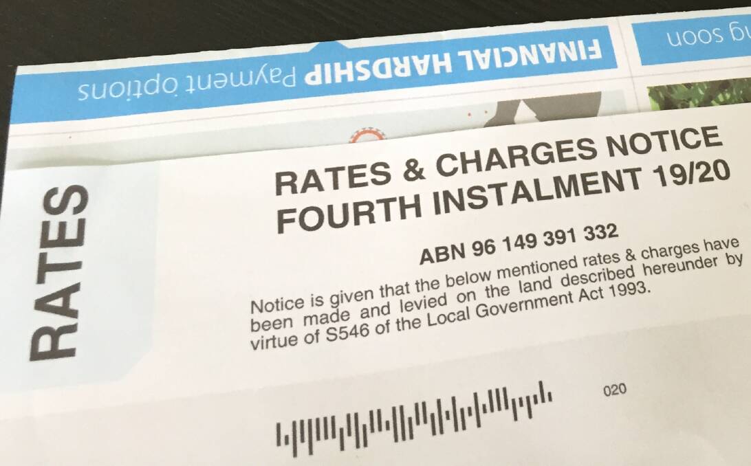  Quarterly rates and water notices will be distributed during April.