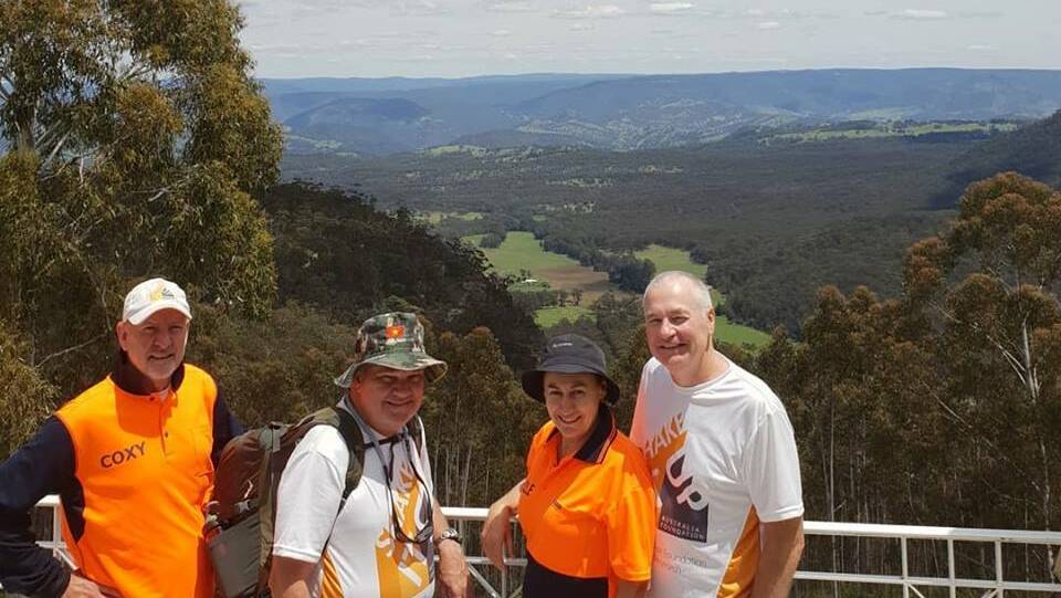 WESTWARD: Coxy's Long Walk heads over the Blue Mountains. Photo supplied