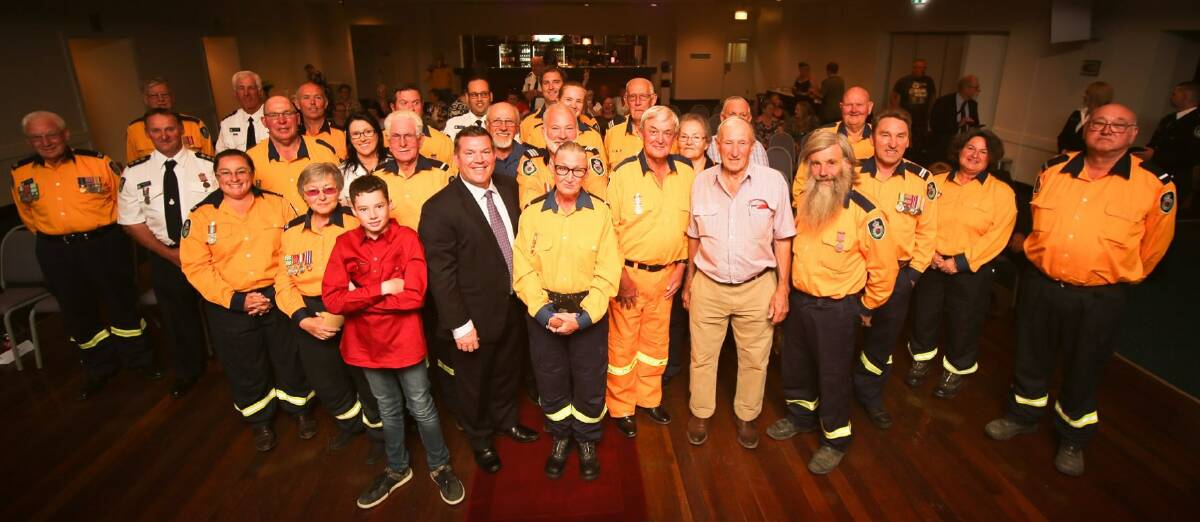 NSW RFS Long Service Medals were presented to local volunteers in acknowledgment of their long-standing dedication to the Service and to protecting the local community from fire.