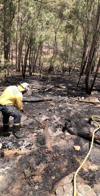 Over 100 local volunteers have fought fires in and around the region, photo NSW RFS.
