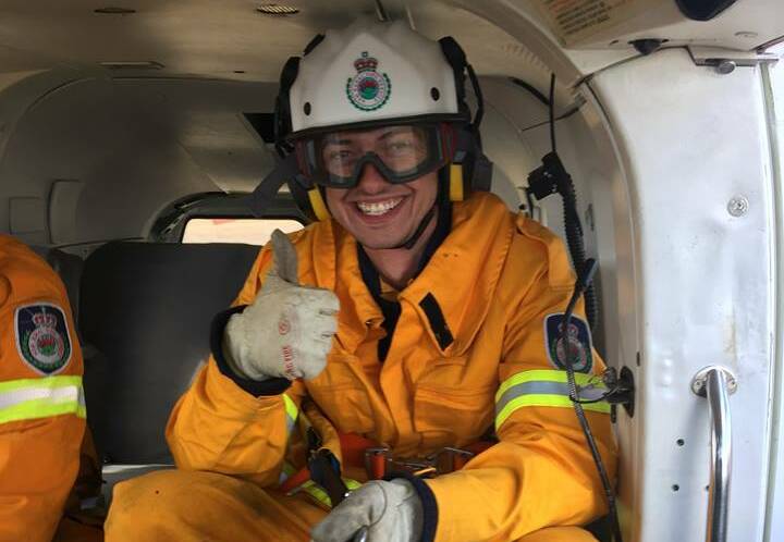 ANSWERING THE CALL: Firefighter Charlie from the Olinda Brigade has been deployed to British Columbia. Photos: NSW Rural Fire Service Cudgegong District.