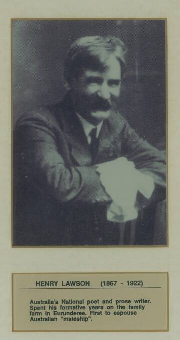 Council's Wall of Reflections is now online, with biographies of each featured late local that contributed to the local Region, including Henry Lawson (pictured).