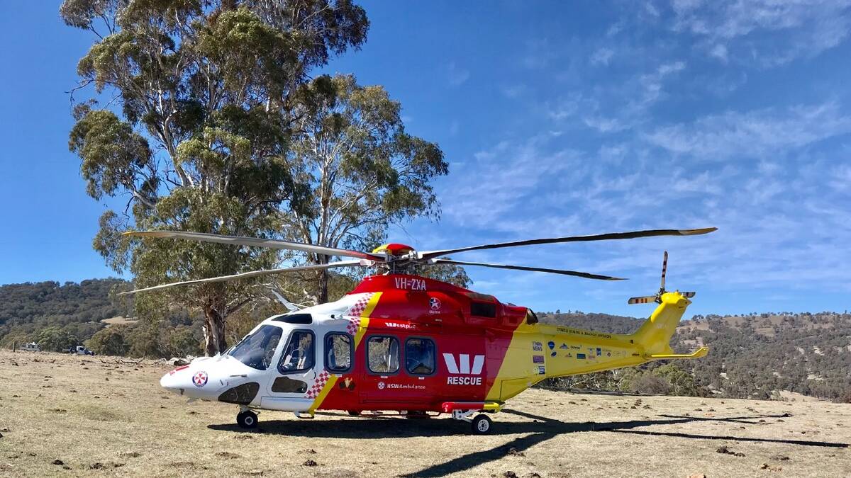 Driver airlifted following crash at Bylong