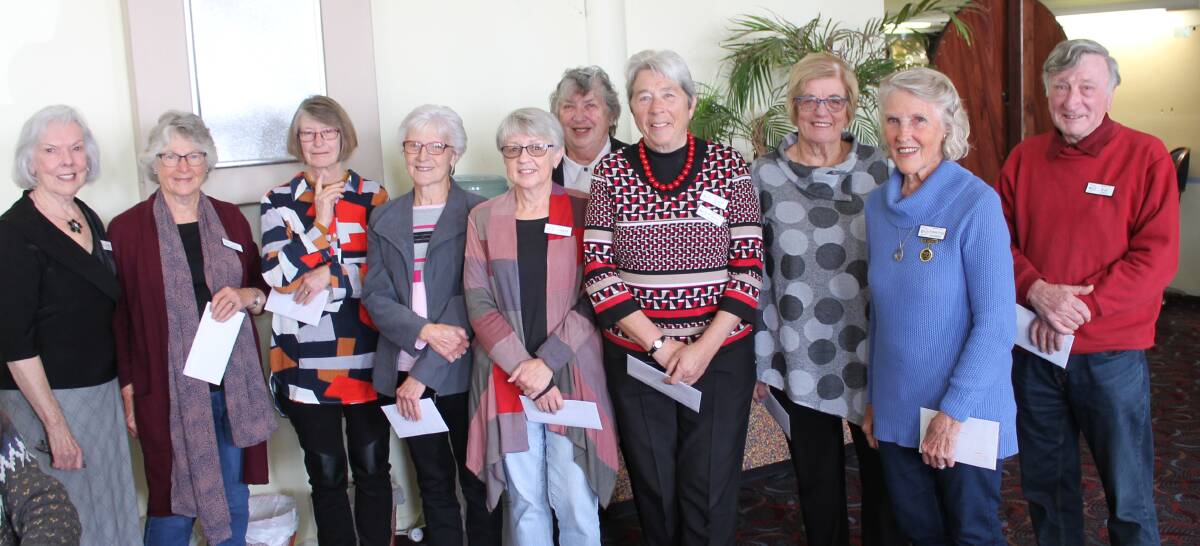 The office bearers who will lead Mudgee District U3A into 2019/20.