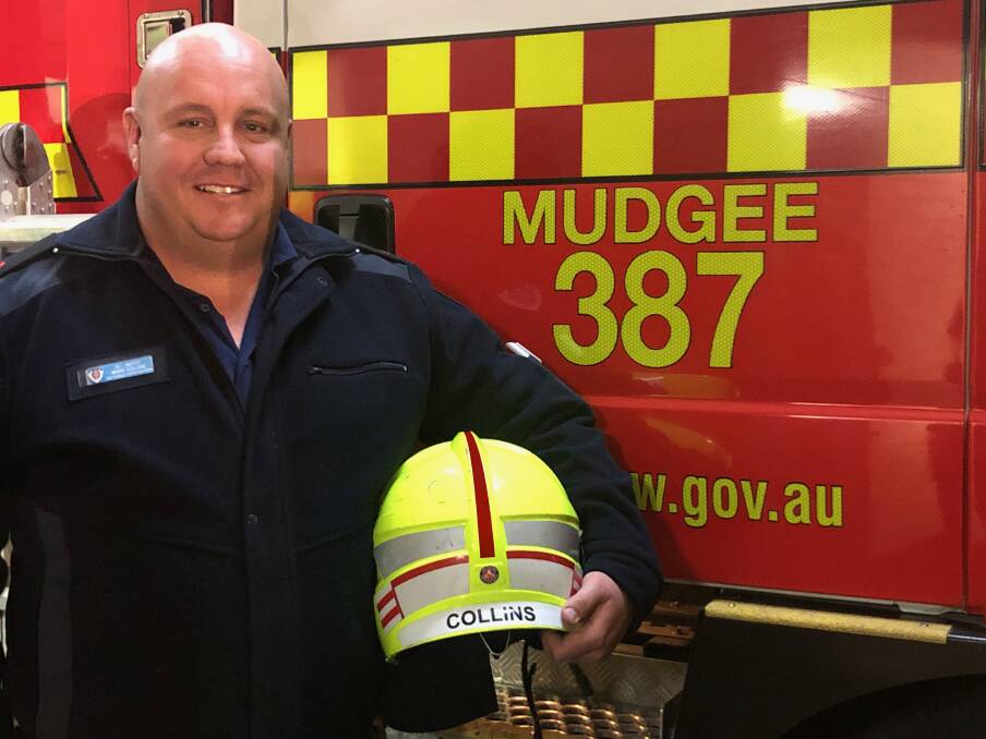 Newly appointed Deputy Captain at Mudgee Fire Station Mark Collins.