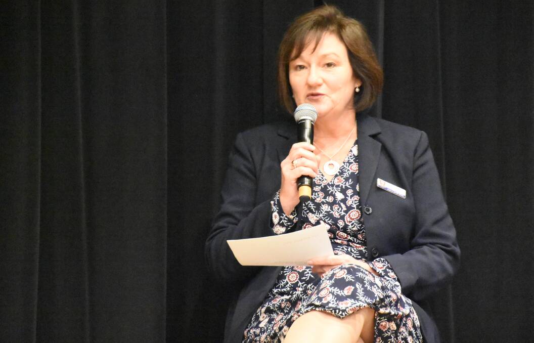 Dunedoo Central principal Donna Lane was chosen to share her leadership experiences on a panel.