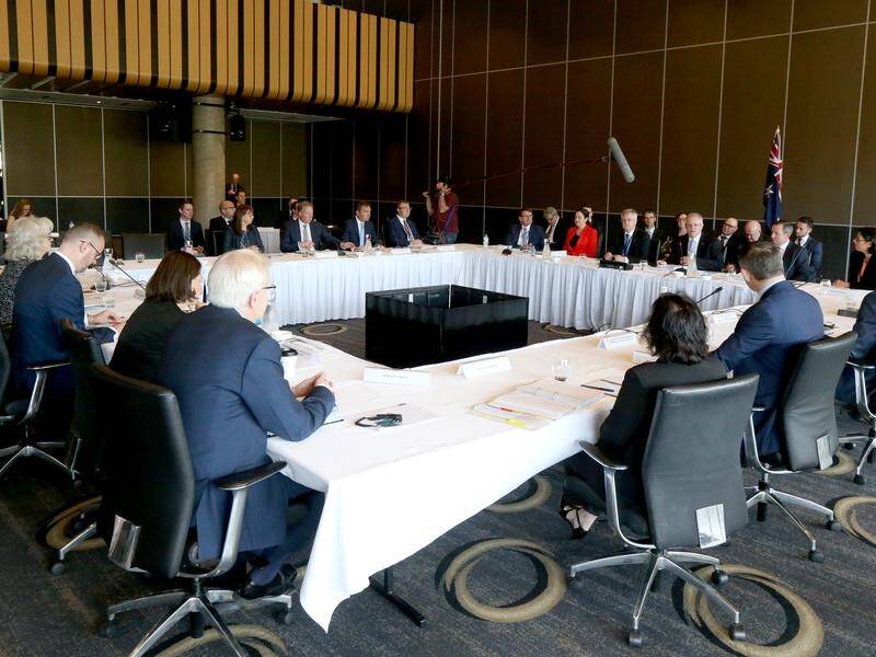 Prime Minister Scott Morrison welcomes the Premiers to the COAG meeting in Adelaide.