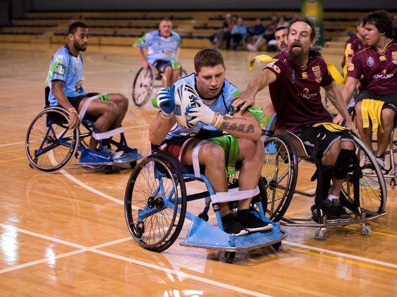 The Wheelchair Rugby League interstate game will be held in the same precinct as State of Origin II.