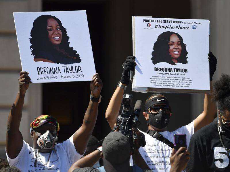 Breonna Taylor's death sparked protests and calls from across the US for officers to be charged.